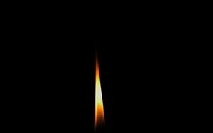 Preview wallpaper fire, candle, darkness, dark