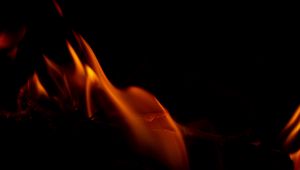 Preview wallpaper fire, dark, darkness, night