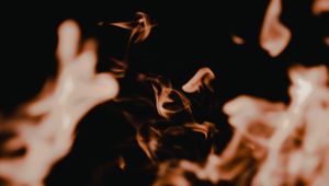Preview wallpaper fire, dark, flame, blur