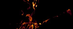 Preview wallpaper fire, darkness, flame