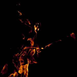 Preview wallpaper fire, darkness, flame