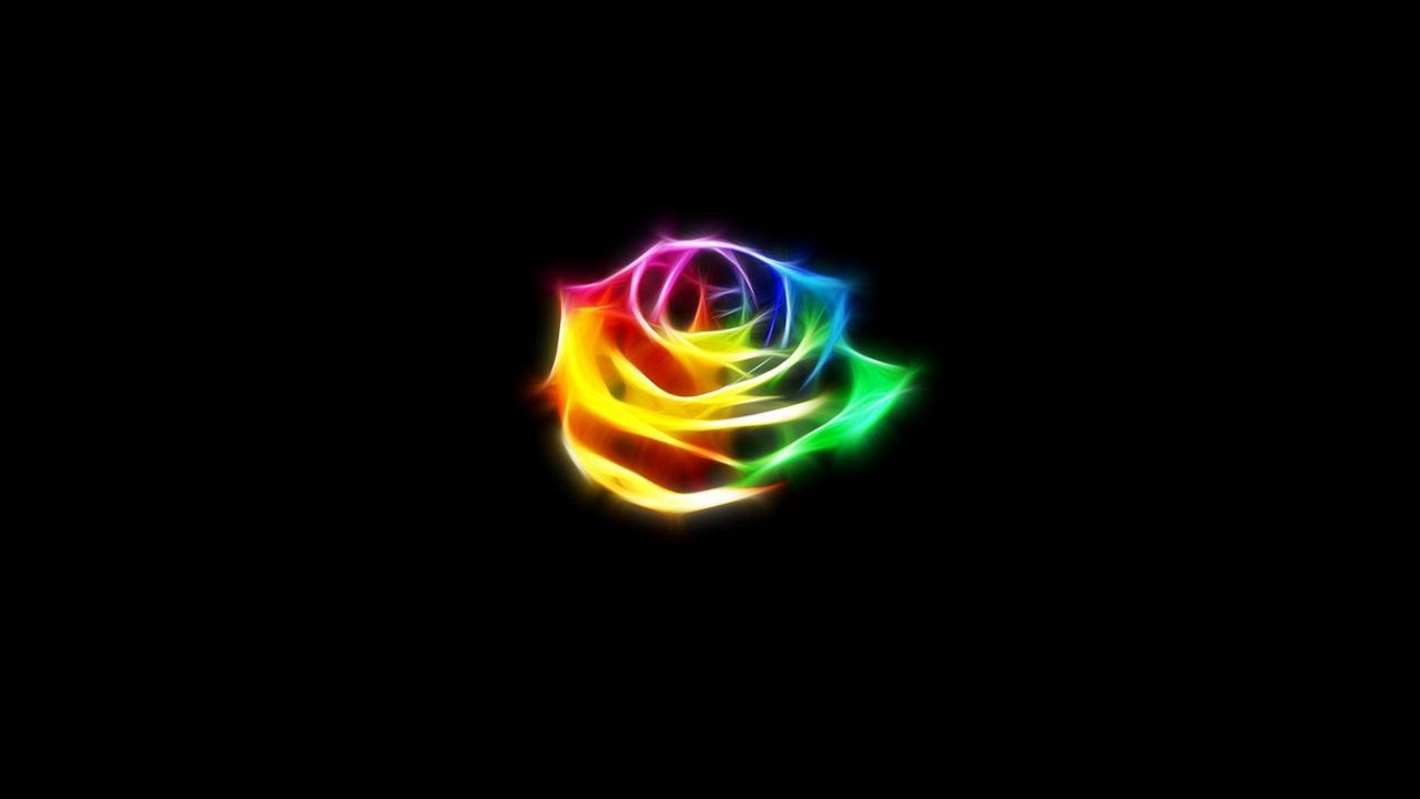 Wallpaper fire, fire flower, roses, different colors, black
