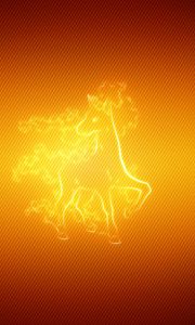 Preview wallpaper fire, flame, background, pokemon, rapidash