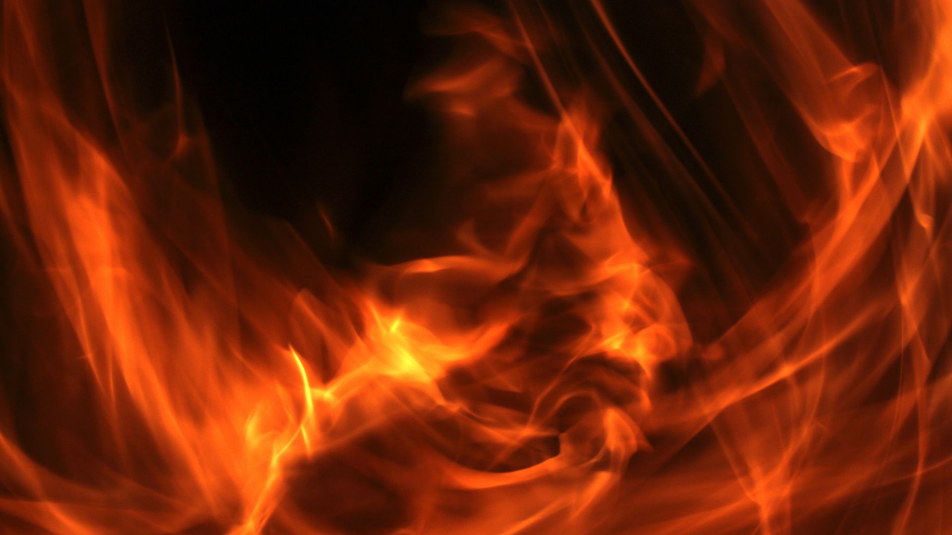 Download wallpaper 1920x1080 fire, flame, black, bonfire full hd, hdtv,  fhd, 1080p hd background