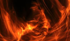 Preview wallpaper fire, flame, black, bonfire