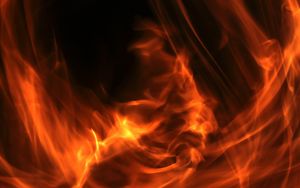 Preview wallpaper fire, flame, black, bonfire