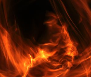 Preview wallpaper fire, flame, black, bonfire