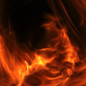 Preview wallpaper fire, flame, black, bonfire