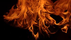 Preview wallpaper fire, flame, bonfire, night