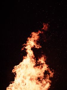 Preview wallpaper fire, flame, bonfire, sparks