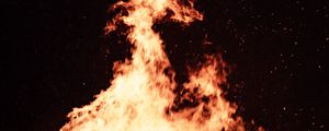 Preview wallpaper fire, flame, bonfire, sparks