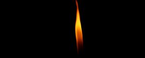Preview wallpaper fire, flame, candle, dark, minimalism
