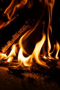 Preview wallpaper fire, flame, coals, ash