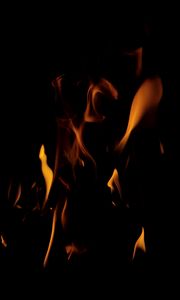 Preview wallpaper fire, flame, dark, darkness