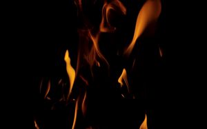 Preview wallpaper fire, flame, dark, darkness