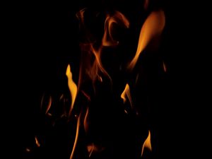 Preview wallpaper fire, flame, dark, darkness