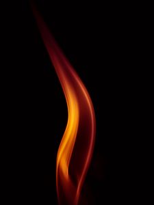 Preview wallpaper fire, flame, dark, black