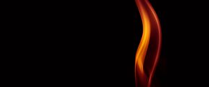 Preview wallpaper fire, flame, dark, black