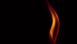 Preview wallpaper fire, flame, dark, black