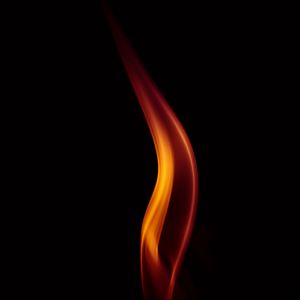 Preview wallpaper fire, flame, dark, black