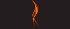 Preview wallpaper fire, flame, dark background, black