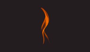 Preview wallpaper fire, flame, dark background, black