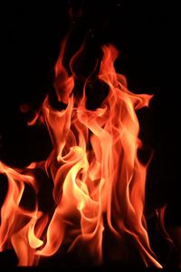 Preview wallpaper fire, flame, dark background