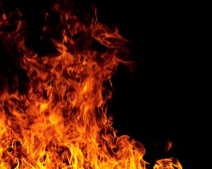 Preview wallpaper fire, flame, darkness, dark