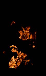 Preview wallpaper fire, flame, darkness