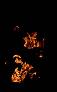 Preview wallpaper fire, flame, darkness