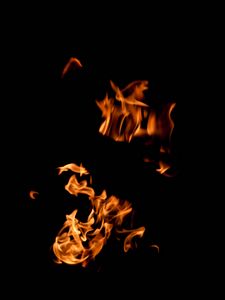 Preview wallpaper fire, flame, darkness