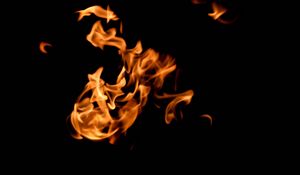 Preview wallpaper fire, flame, darkness