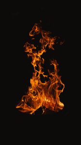 Preview wallpaper fire, flame, element, dark