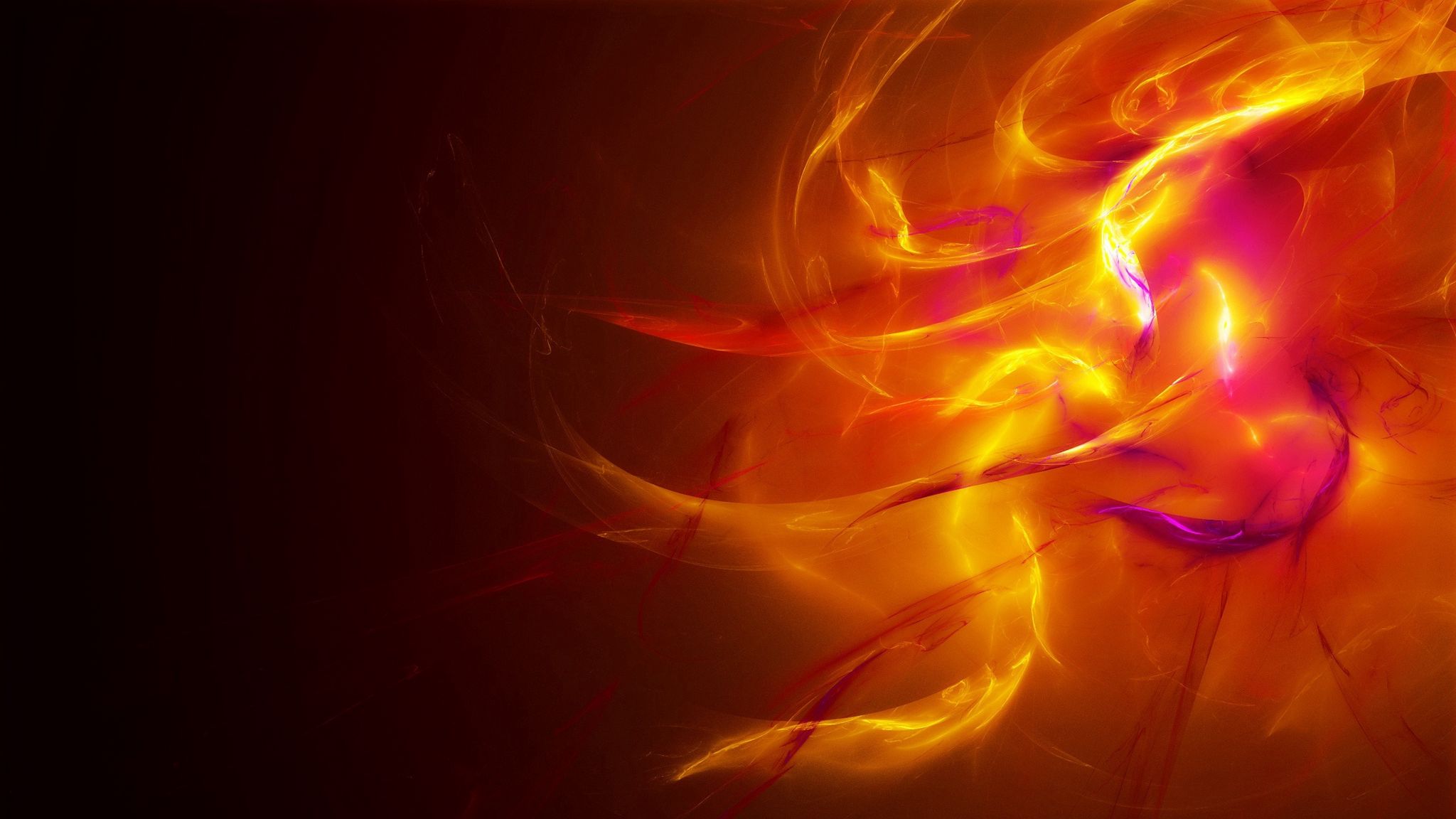 Download wallpaper 2048x1152 fire, flame, explosion, line, shadow ...