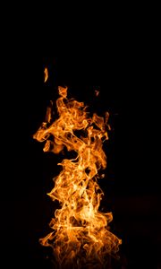 Preview wallpaper fire, flame, light, dark