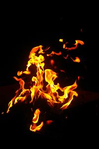 Preview wallpaper fire, flame, light, darkness
