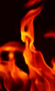 Preview wallpaper fire, flame, macro, dark
