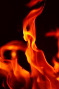 Preview wallpaper fire, flame, macro, dark