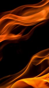 Preview wallpaper fire, flame, wavy, shape