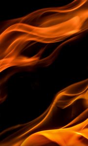 Preview wallpaper fire, flame, wavy, shape