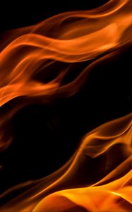 Preview wallpaper fire, flame, wavy, shape