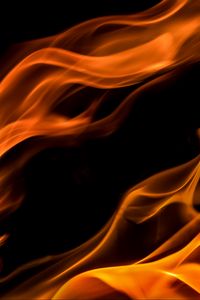 Preview wallpaper fire, flame, wavy, shape