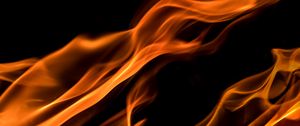 Preview wallpaper fire, flame, wavy, shape