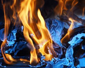 Preview wallpaper fire, flames, ash