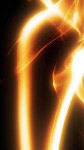 Preview wallpaper fire, line, background, dark