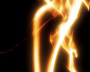 Preview wallpaper fire, line, background, dark