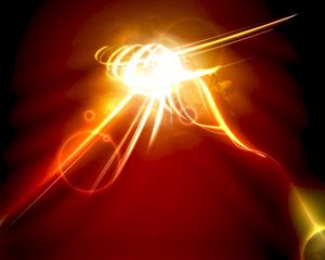 Preview wallpaper fire, lines, curves, shape
