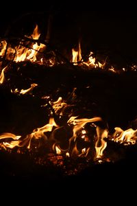 Preview wallpaper fire, night, darkness