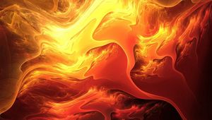 Preview wallpaper fire, paint, orange, yellow