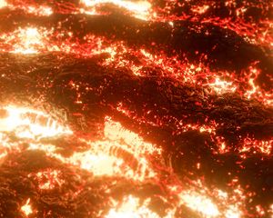 Preview wallpaper fire, sparks, coal, charred